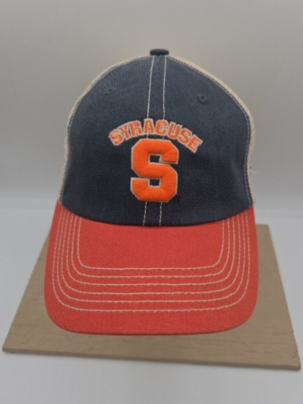 Top of the World Syracuse University Trucker Hat Snapback Blue Orange Mesh Cap